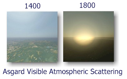 Asagard Visible Atmospheric Scattering